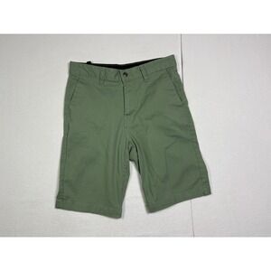Volcom Mens Sage Green Chino Shorts Size 30 Modern Fit Stretch A09117V3
